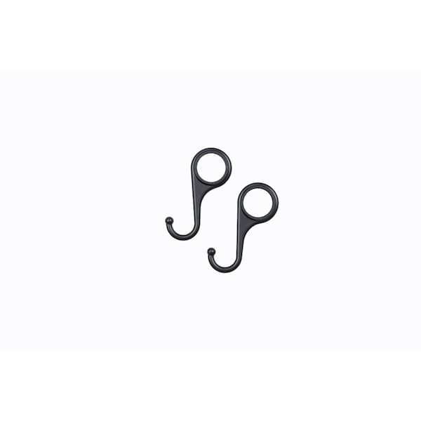 Stz STZ Industries 1/2 in. FIP each Black Zinc Metal Alloy 3-1/8 in. L Pipe Hook 366 DECORHOOK-2 - main